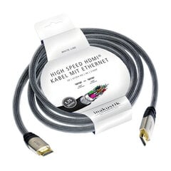 In-Akustik high speed white line HDMI kaabel (pikkus 1,75m) цена и информация | ТВ-тюнеры | kaup24.ee