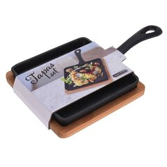 Чугунная сковорода с подносом, 12x12 см цена и информация | Cковородки | kaup24.ee