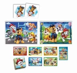 Paw Patrol pusle ja mängukomplekt 4in1 цена и информация | Пазлы | kaup24.ee