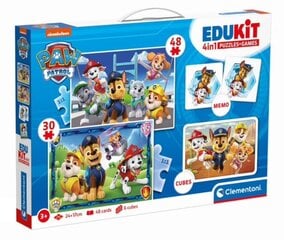 Paw Patrol pusle ja mängukomplekt 4in1 цена и информация | Пазлы | kaup24.ee