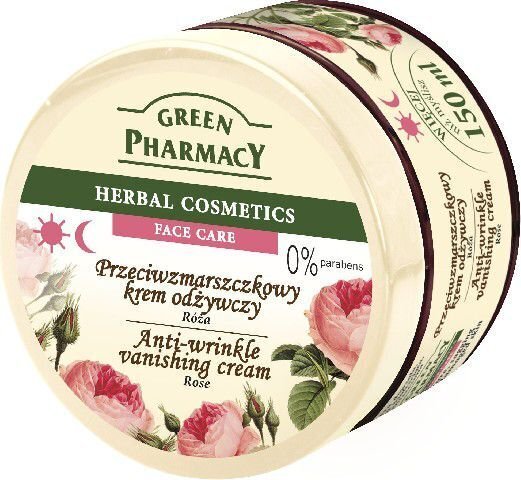 Kortsudevastane noorendav näokreem Green Pharmacy Rose 150 ml hind ja info | Näokreemid | kaup24.ee