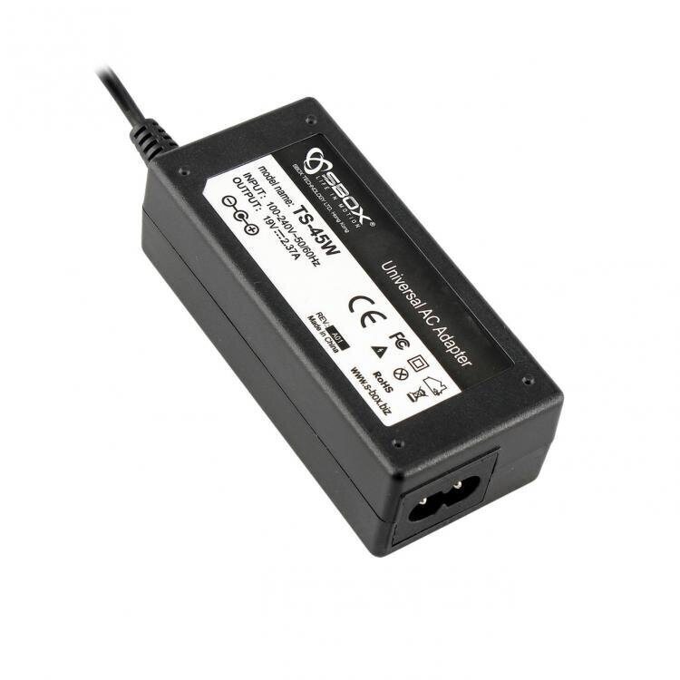 Sbox 100V-240V, 19V, 1.5-2.37A, 45W hind ja info | Sülearvutite laadijad | kaup24.ee