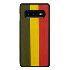 Telefoniümbris Man&Wood telefonile Samsung Galaxy S10, Reggae, Must hind ja info | Telefoni kaaned, ümbrised | kaup24.ee