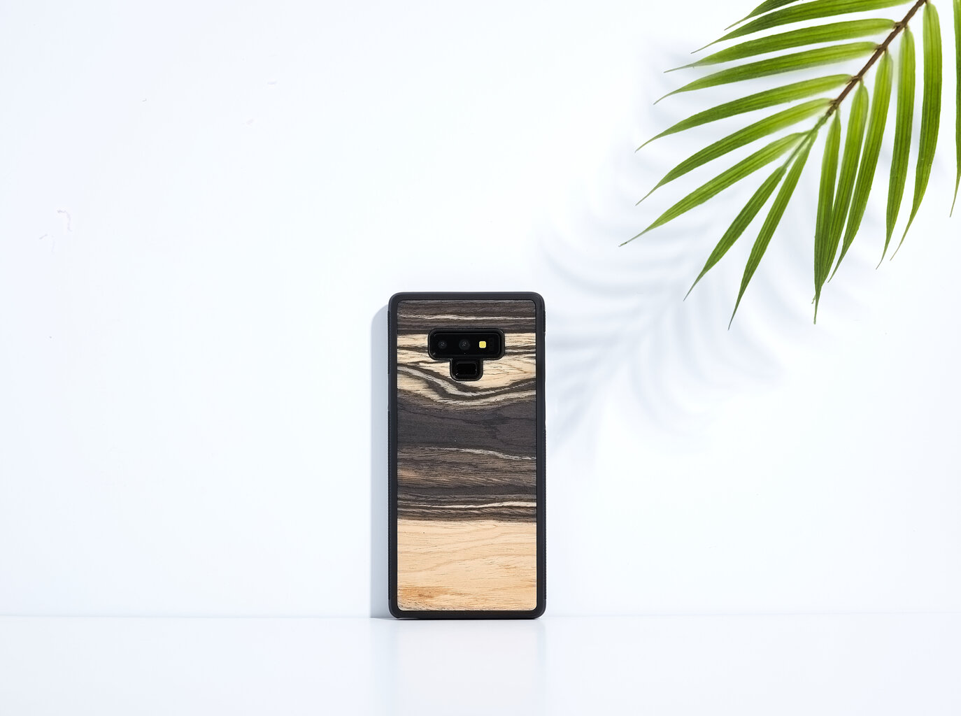 Telefoniümbris Man&Wood telefonile Samsung Galaxy Note 9, White ebony, Must цена и информация | Telefoni kaaned, ümbrised | kaup24.ee