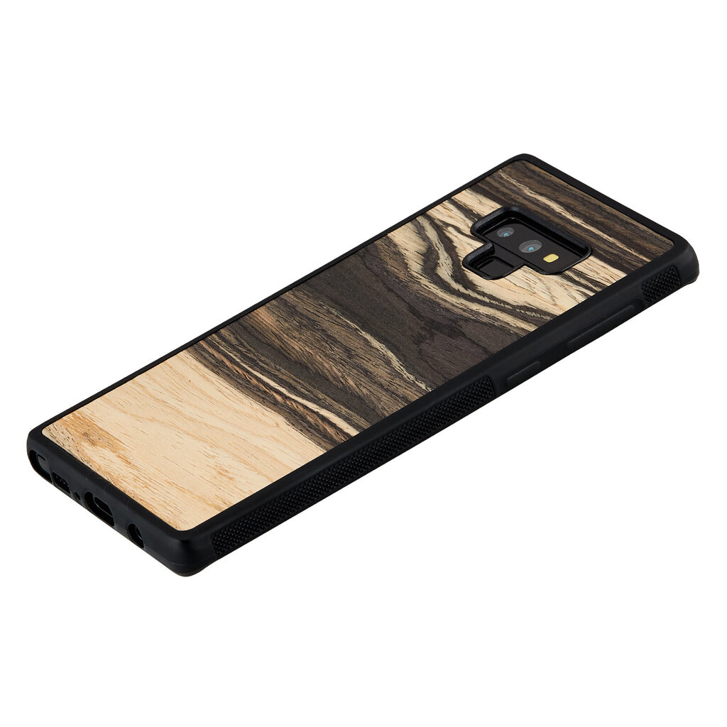 Telefoniümbris Man&Wood telefonile Samsung Galaxy Note 9, White ebony, Must цена и информация | Telefoni kaaned, ümbrised | kaup24.ee