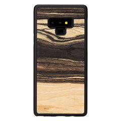 Telefoniümbris Man&Wood telefonile Samsung Galaxy Note 9, White ebony, Must цена и информация | Чехлы для телефонов | kaup24.ee