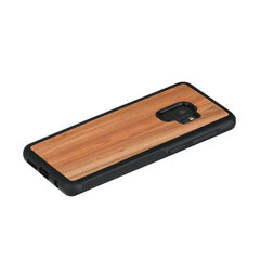 Telefoniümbris Man&Wood telefonile Samsung Galaxy S9, Cappuccino, Must цена и информация | Чехлы для телефонов | kaup24.ee