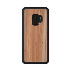 Telefoniümbris Man&Wood telefonile Samsung Galaxy S9, Cappuccino, Must hind ja info | Telefoni kaaned, ümbrised | kaup24.ee