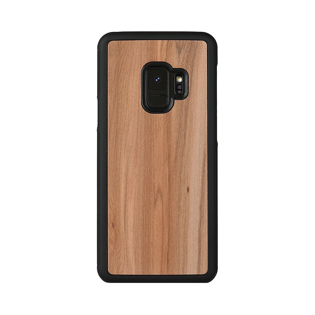 Telefoniümbris Man&Wood telefonile Samsung Galaxy S9, Cappuccino, Must цена и информация | Telefoni kaaned, ümbrised | kaup24.ee