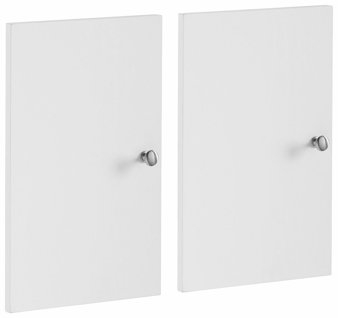 2 ukse komplekt riiulile Notio Living Versaille, valge hind ja info | Riiulid | kaup24.ee