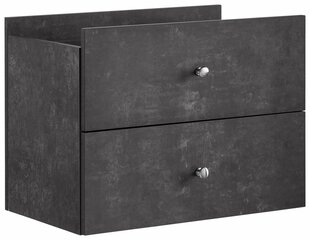 Комплект из 2-х ящиков для стеллажей Notio Living Versaille, темно-серый цена и информация | Полки | kaup24.ee