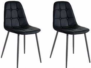 Комплект из 4 стульев для столовой Notio Living Tito, черный цена и информация | Стулья для кухни и столовой | kaup24.ee