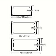 'Pehme ja Hingav Puuvillane Padjapüür - Külgmine Sulgemine, Klassikaline Disain Kõigile Aastaaegadele - Täiuslik Magamistuppa, Külalistetuppa, Dorm Decor - Masinas Pestav Queen Size Tekikomplekt Kardinatega Kangaskapp Magamistuppa' hind ja info | Toolipadjad ja -katted | kaup24.ee