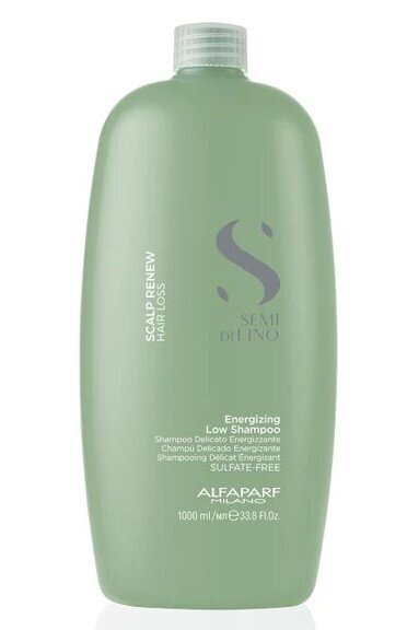 Energiseeriv šampoon õhukestele juustele - Alfaparf Semi Di Lino Scalp Renew Energizing Low Shampoo, 1000 ml цена и информация | Šampoonid | kaup24.ee