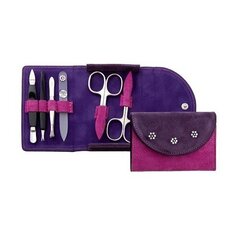 DuKaS Premium Line PL 216FR - Manicure set with round flap 6 pieces цена и информация | Средства для маникюра и педикюра | kaup24.ee