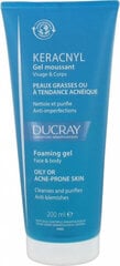 Ducray Keracnyl Cleansing Gel 200ml hind ja info | Näopuhastusvahendid | kaup24.ee