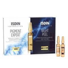 Сыворотка для лица в ампулах Isdin Isdinceutics Pigment Expert + Night Peel, 10 + 10 x 2 мл цена и информация | Сыворотки для лица, масла | kaup24.ee