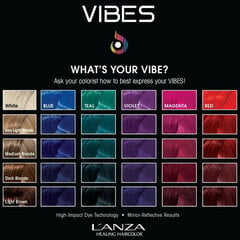 L'ANZA Healing Color Vibes Фиолетовый цвет 90 мл цена и информация | Краска для волос | kaup24.ee