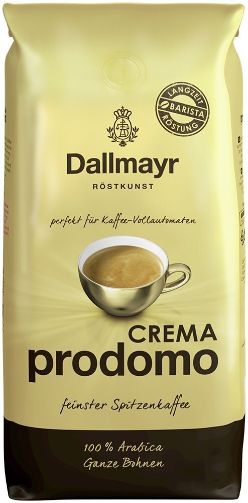 Kohvioad Dallmayr Crema Prodomo, 1kg цена и информация | Kohv, kakao | kaup24.ee