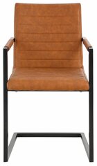 Комплект из 2 стульев для столовой Notio Living Sandra, с подлокотниками, коричневый цена и информация | Стулья для кухни и столовой | kaup24.ee