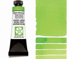Akvarellvärvid Daniel Smith 15 ml, Phthalo Yellow Green (PY 3, PG 36) hind ja info | Kunstitarbed, voolimise tarvikud | kaup24.ee