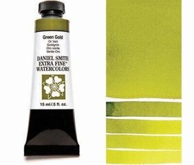 Akvarellvärvid Daniel Smith 15 ml, Green Gold (PY 150, PY 3, PG 36) hind ja info | Kunstitarbed, voolimise tarvikud | kaup24.ee