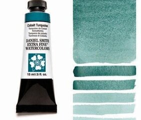 Akvarellvärvid Daniel Smith 15 ml, Cobalt Turquoise (PB 36) hind ja info | Kunstitarbed, voolimise tarvikud | kaup24.ee