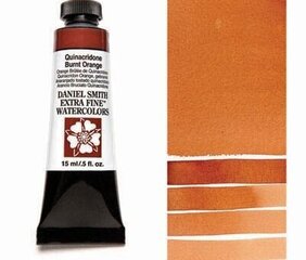 Akvarellvärvid Daniel Smith 15 ml, Quinacridone Burnt Orange (PO 48) hind ja info | Kunstitarbed, voolimise tarvikud | kaup24.ee