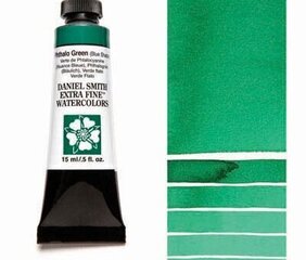 Akvarellvärvid Daniel Smith 15 ml, Phthalo Green (Blue Shade) (PG 7) hind ja info | Kunstitarbed, voolimise tarvikud | kaup24.ee