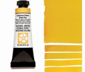 Akvarellvärvid Daniel Smith 15 ml, Cadmium Yellow Deep Hue (PY 53, PY 83) hind ja info | Kunstitarbed, voolimise tarvikud | kaup24.ee