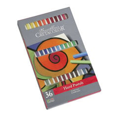 Pastelli Komplekt/Tugev 36Tk Pappkarbis, Cretacolor hind ja info | Kunstitarbed, voolimise tarvikud | kaup24.ee