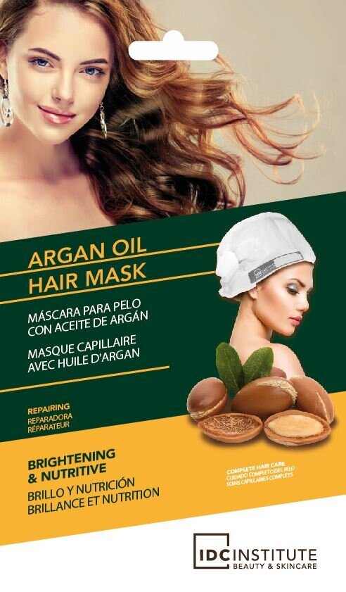 Juuksemask argaaniaõliga IDC Institute Hair Care 40 g цена и информация | Maskid, õlid, seerumid | kaup24.ee