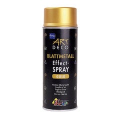 Aerosoolvärvid, Art Deco Metal Effect-Spray Gold 400Ml hind ja info | Kunstitarbed, voolimise tarvikud | kaup24.ee