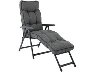 Lamamistool Patio Lena Lounger, hall цена и информация | Шезлонги | kaup24.ee