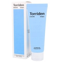 Madala molekulaarse hüaluroonhappe kreem Torriden DIVE-IN Low Molecular Hyaluronic Acid Cream, 80 ml hind ja info | Näokreemid | kaup24.ee