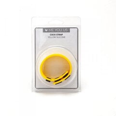 Boss Of Toys Me You Us Yellow Silicone Cock Strap цена и информация | БДСМ и фетиш | kaup24.ee