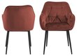 2-tooli komplekt Brooke, punane цена и информация | Söögilaua toolid, köögitoolid | kaup24.ee