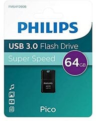 Philips Pico USB 3.0 64GB цена и информация | USB накопители | kaup24.ee