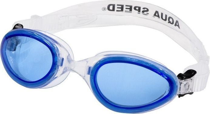 Laste ujumisprillid AQUA-SPEED SONIC Junior, valged/sinised цена и информация | Ujumisprillid | kaup24.ee