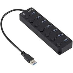 Nilox NXHUB-06 цена и информация | Адаптеры и USB-hub | kaup24.ee