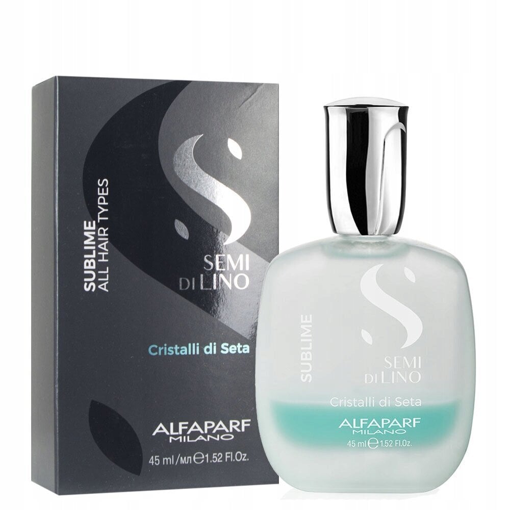 Sära andev juukseseerum Alfaparf Milano Semi Di Lino Sublime 45 ml hind ja info | Maskid, õlid, seerumid | kaup24.ee