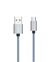 Devia Tube, USB - Micro USB (5V 2.1A), 1m, Sinine hind ja info | Mobiiltelefonide kaablid | kaup24.ee