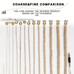 'Канат из конопли для рукоделия в ретро стиле.' цена и информация | Подарочные упаковки | kaup24.ee