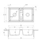 Deante graniidist köögivalamu Deante Eridan ZQE G203, Graphite hind ja info | Köögivalamud | kaup24.ee