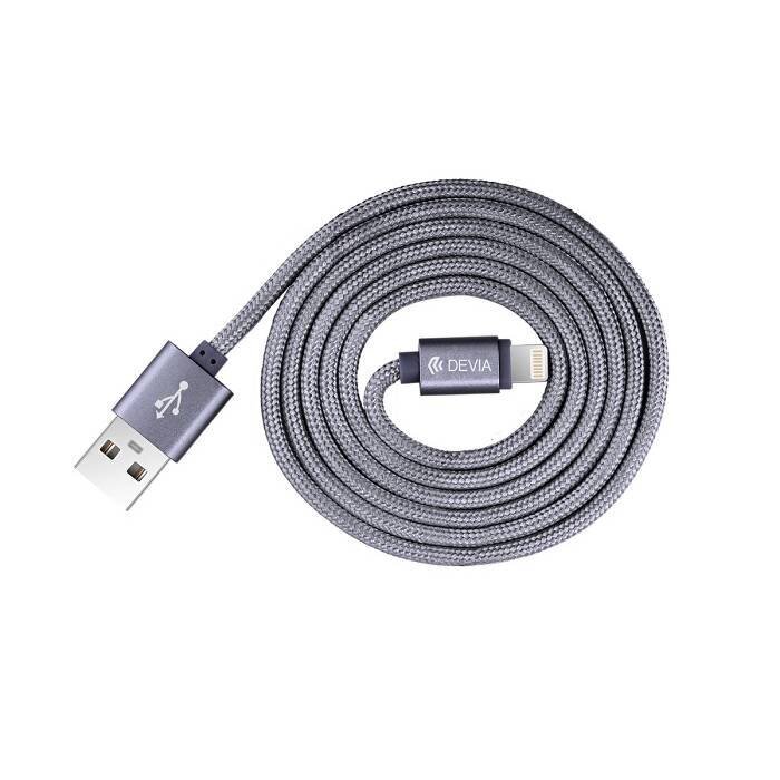 Kaabel Devia MFI, USB - Lightning, 1.2m цена и информация | Mobiiltelefonide kaablid | kaup24.ee