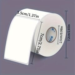 'Sinmark 340-pakk Termopaber, 35mm x 70mm, Universaalsed Kleebised' hind ja info | Kingituste pakendid | kaup24.ee