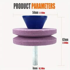 'Промышленная электрическая точилка для ножей однослойный износостойкий точильный камень.' цена и информация | Механические инструменты | kaup24.ee