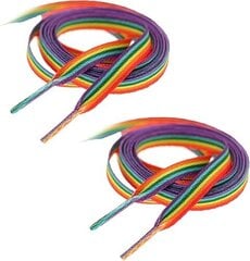 Kingapaelad Rainbow, 140cm, 2 tk hind ja info | Rõivaste ja jalatsite hooldus | kaup24.ee