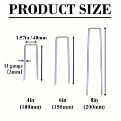 'Комплект из 100 Колышков для Сада и Ландшафта' цена и информация | Инструменты крепления | kaup24.ee