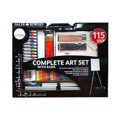 Kомплект для живописи с мольбертом Simply Complete Art easel studio, 115 частей цена и информация | Принадлежности для рисования, лепки | kaup24.ee